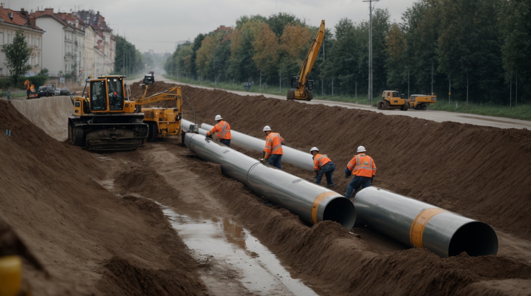 Nowa sieć kanalizacyjna na ul. Przyczółkowej w Wilanowie – lepsza infrastruktura dla mieszkańców